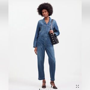 NWT Madewell Blue Denim Jumpsuit